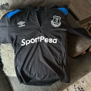 Everton fc half zip